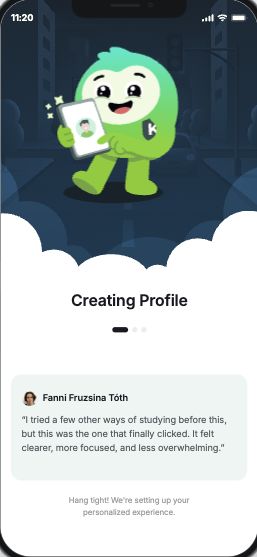 Make the journey relevant to the learner., app design preview